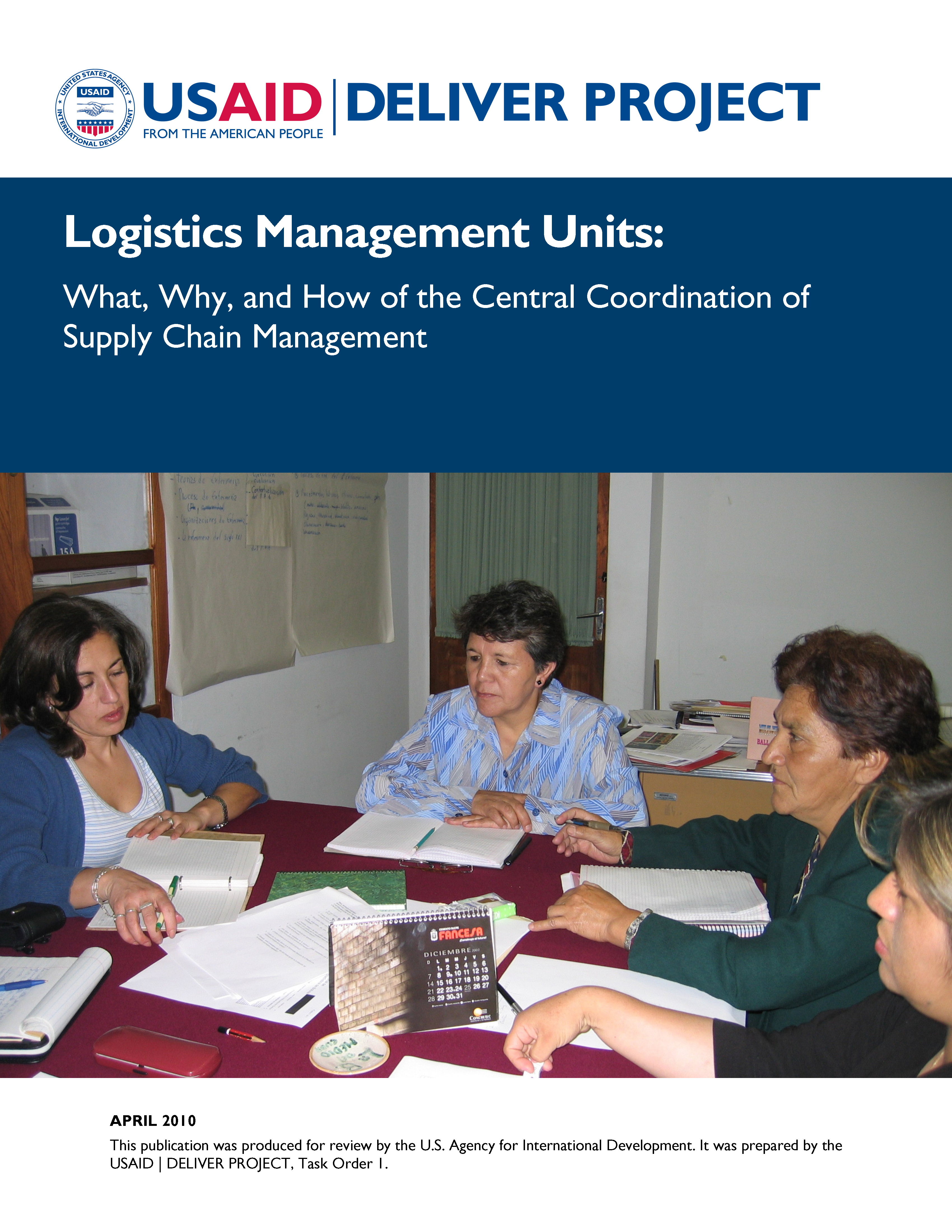 Cover for Logistics Management Units guide