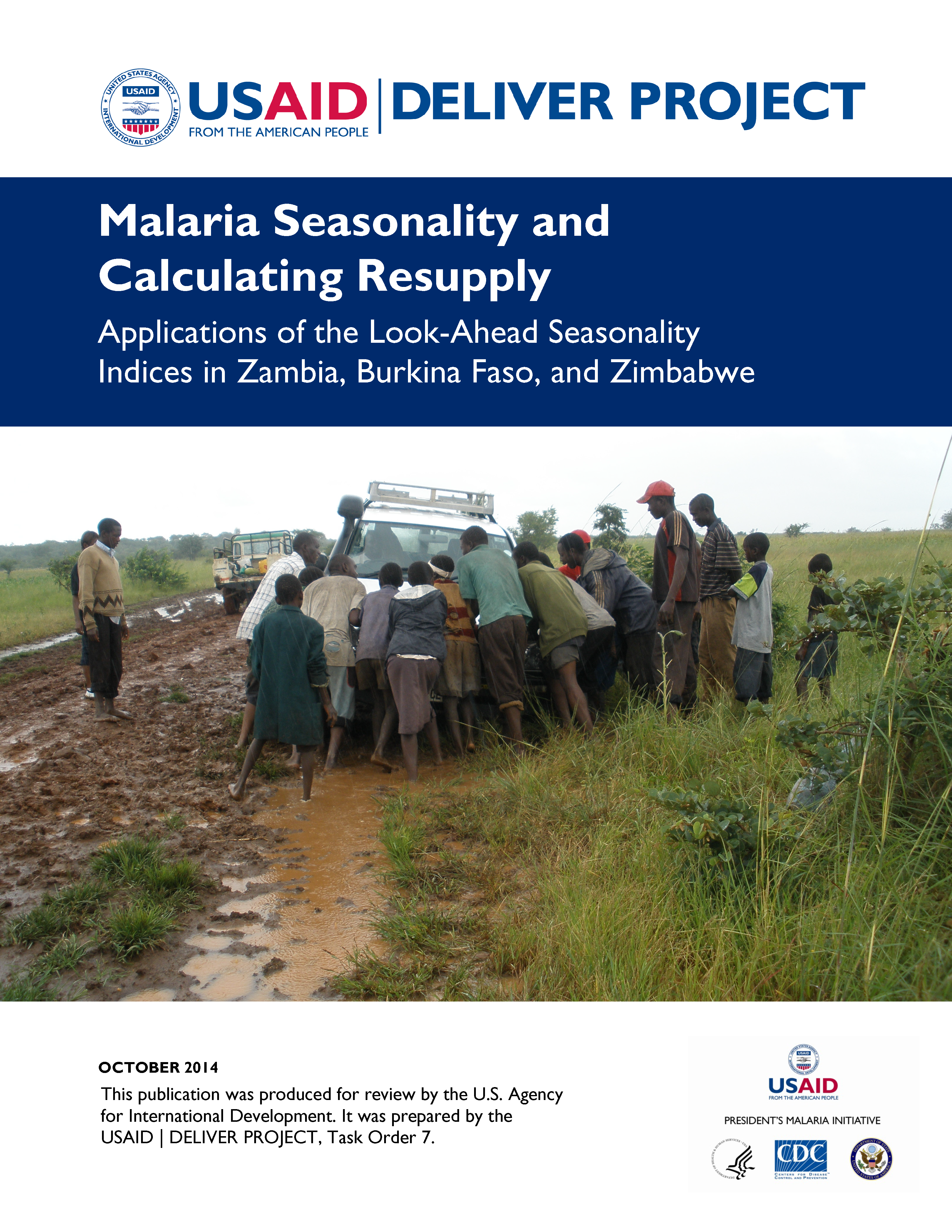 Cover for Malaria Seasonality and Calculating Resupply