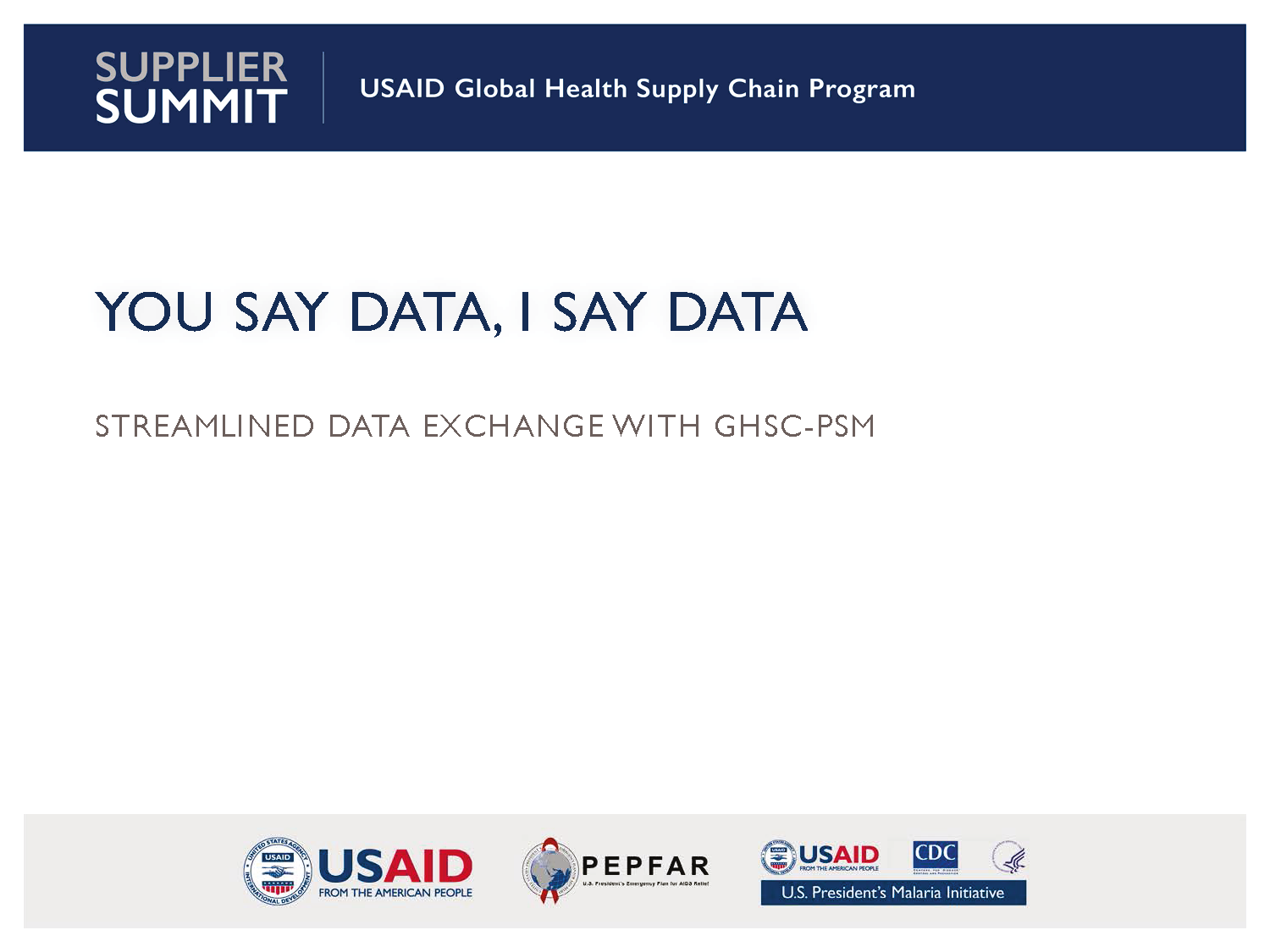 Cover You say Data, I say Data