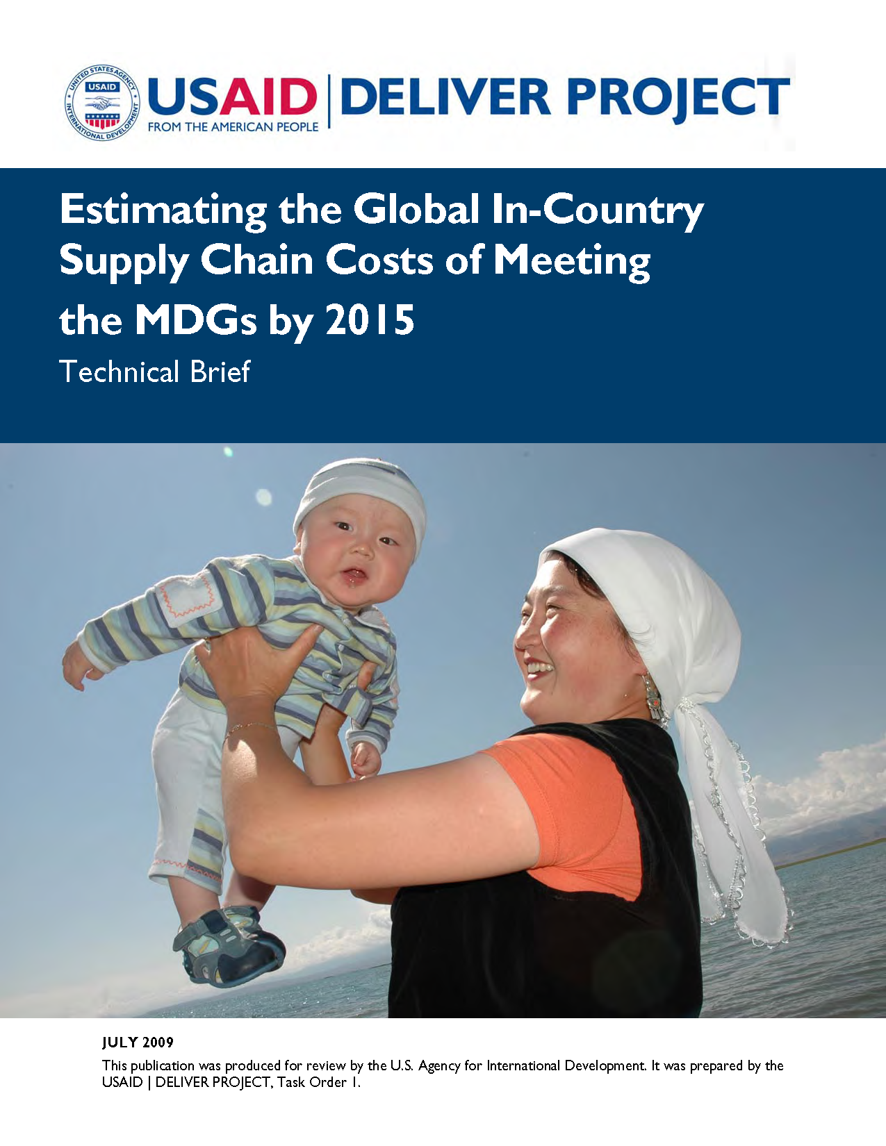 Cover Estimating Global In-Country Supply Chain Costs of Meeting the MDGs