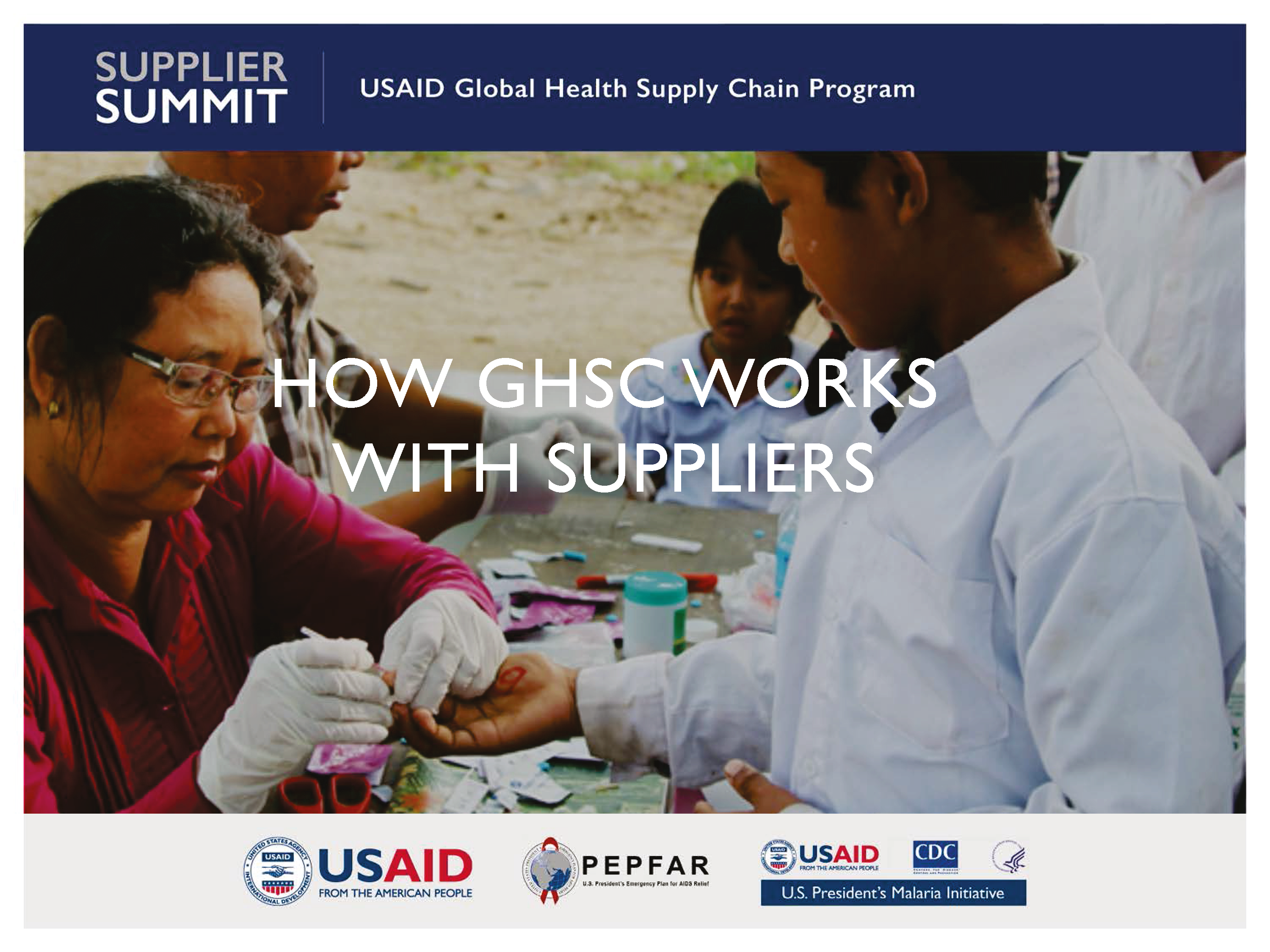 Cover How GHSC Works with Suppliers