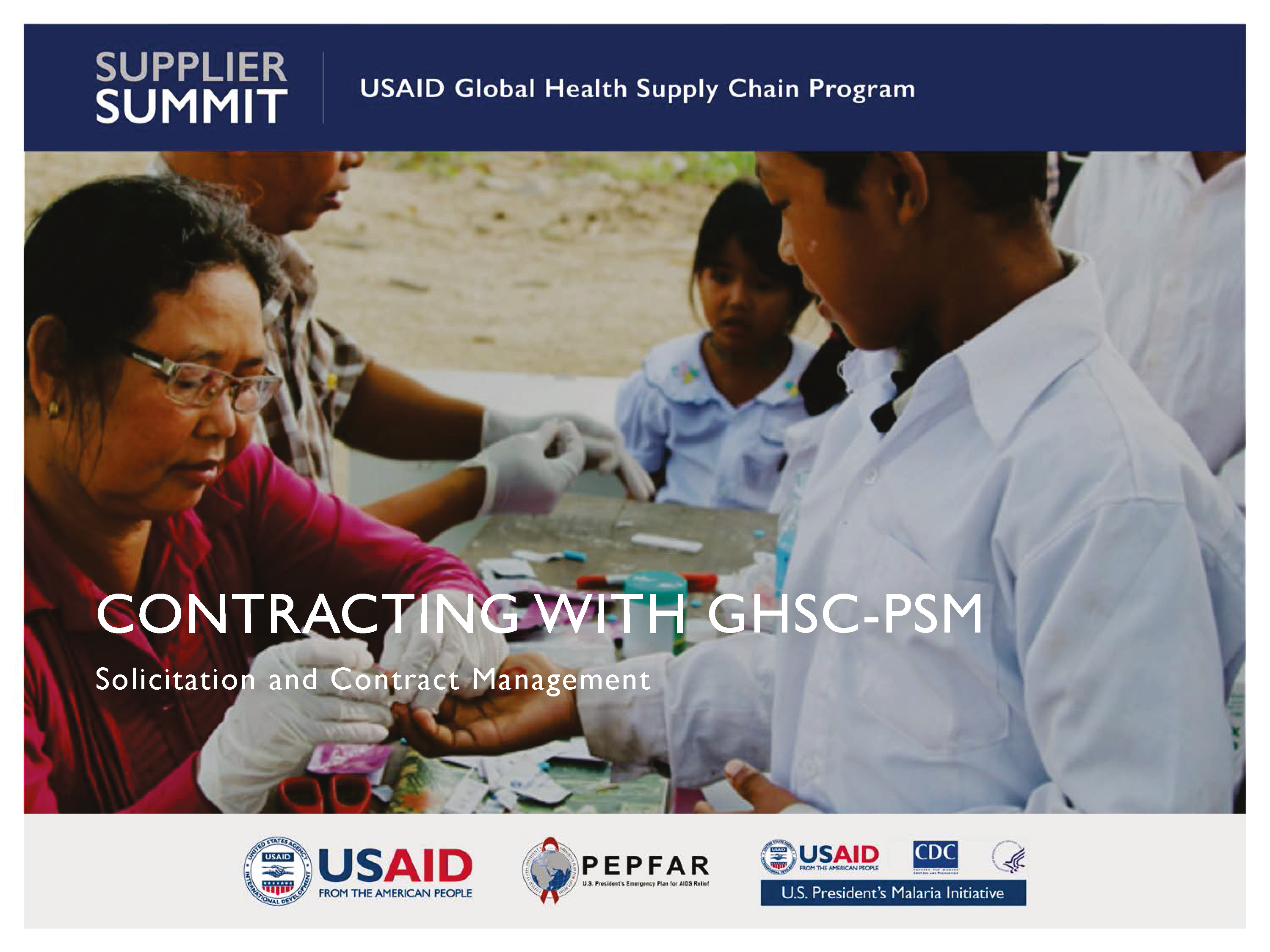 Cover Contracting with GHSC-PSM