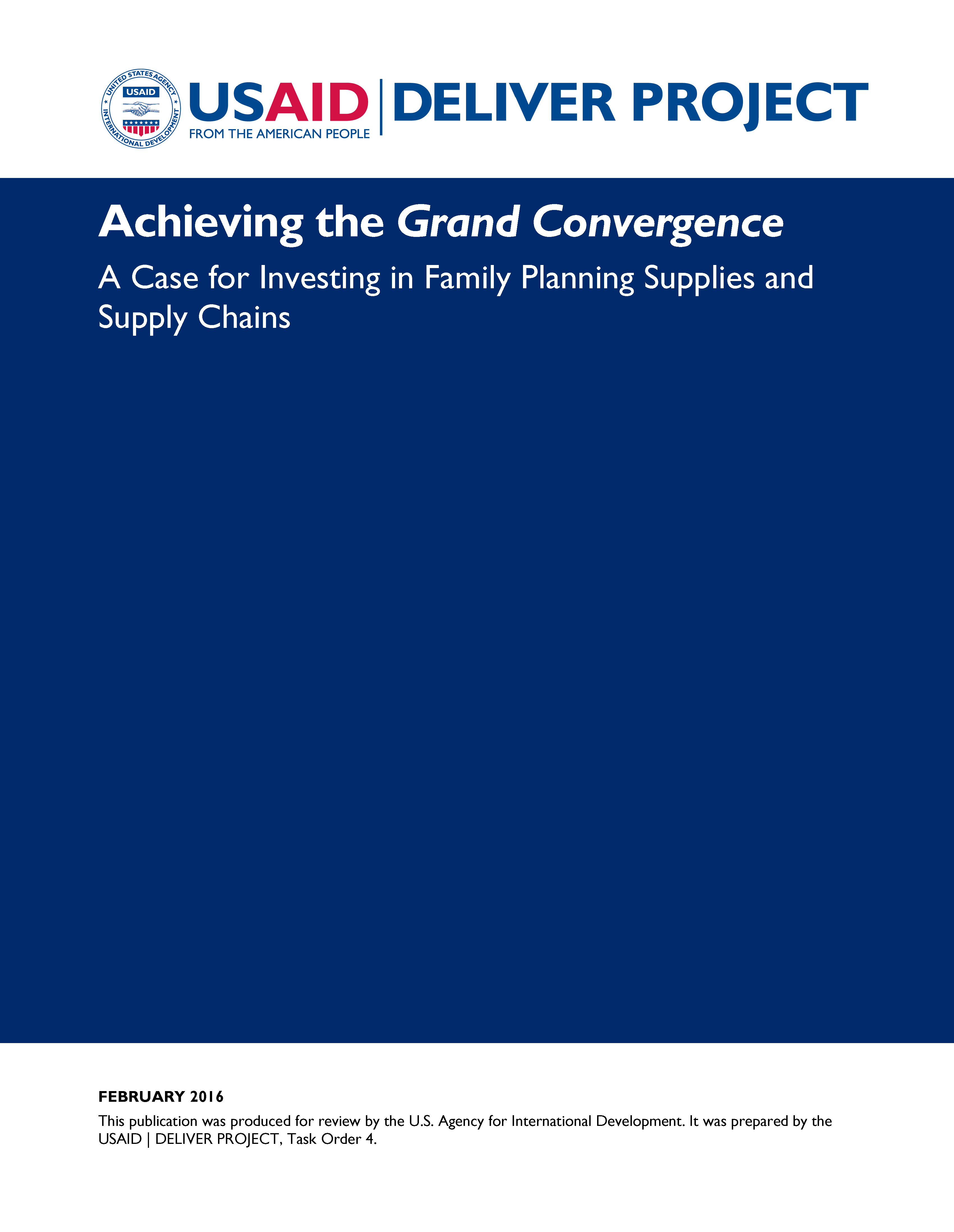 Cover Achieving the Grand Convergence