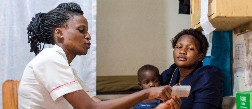 A mother receives family planning counseling. Photo Credit: GHSC-PSM