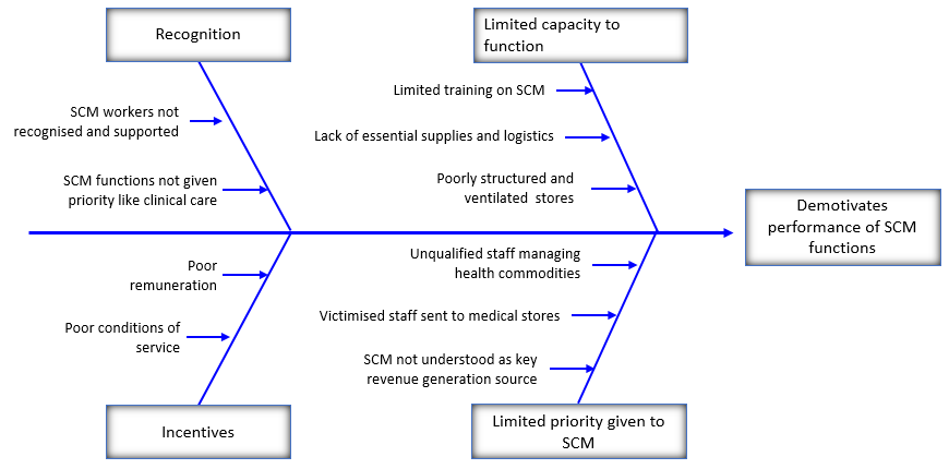 Figure 2: Factors affecting the performance of SCM functions in the Northern region