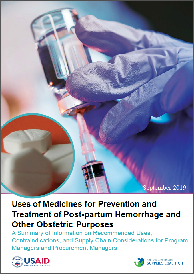 cover of report with hand holding vial and injection needle