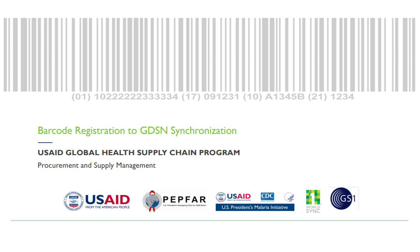 Barcode Registration to GDSN Sync