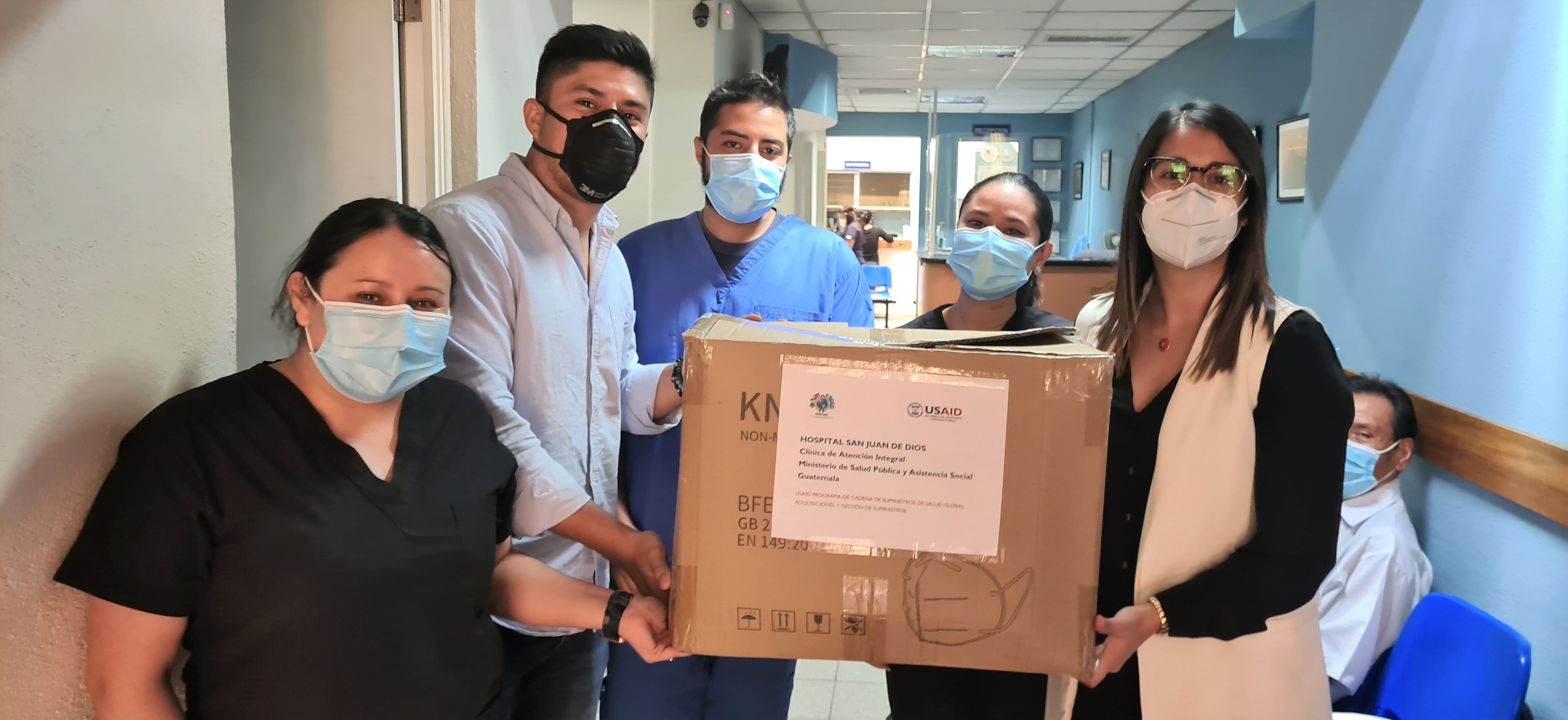 Delivering PPE to combat COVID in Honduras