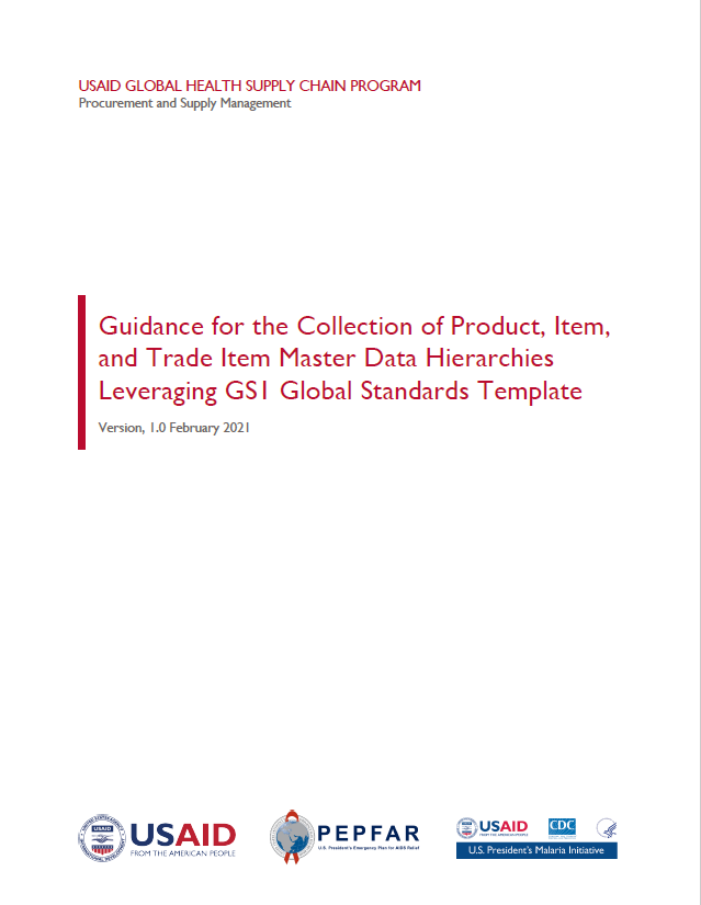 Template and Guidance for the Collection of Product, Item, and Trade Item Master Data Hierarchies Cover Image