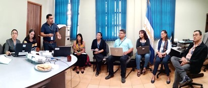 El Salvador MOH meets to map new LMU processes.