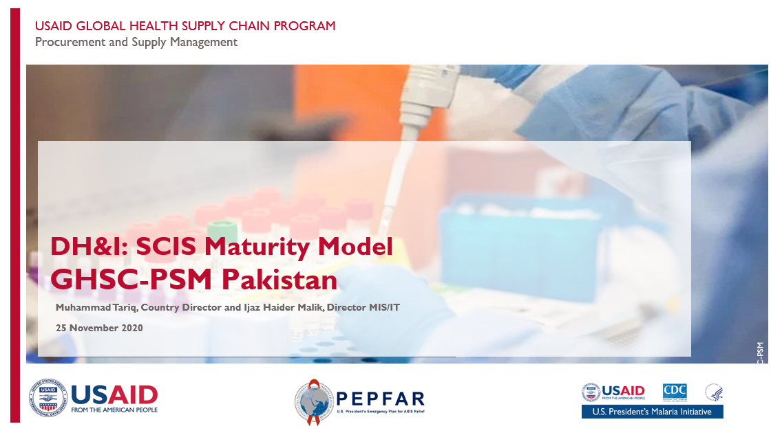 Pakistan SCISMM Presentation Cover Image