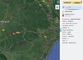 GPS tracking of PPE delivery in Mozambique