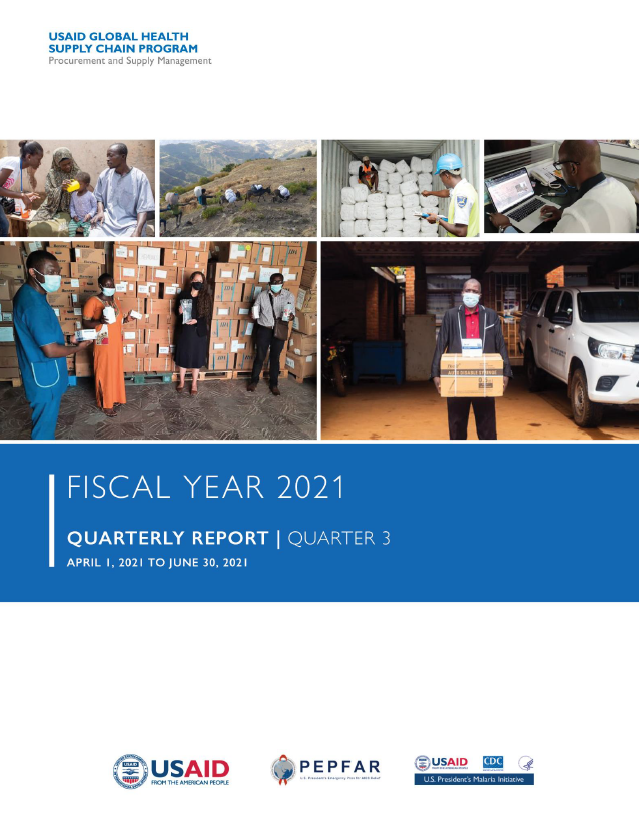 GHSC-PSM 2021 Q3 Report Cover Image