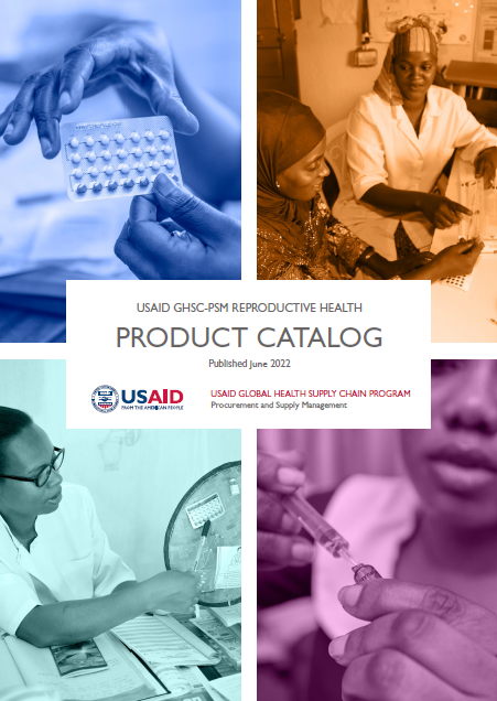 Cover of the Reproductive Health Product Catalog