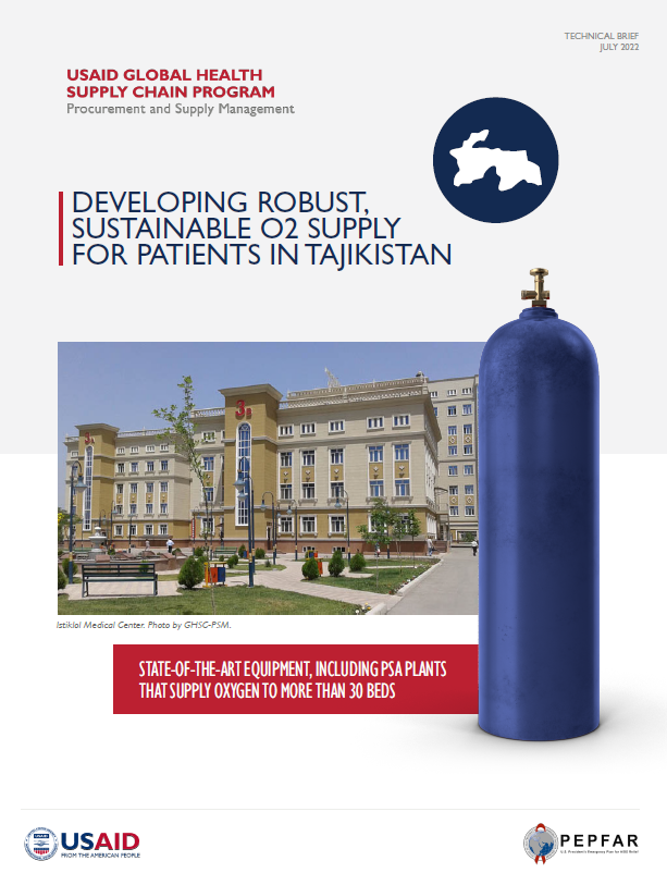 Cover of the Tajikistan O2 Brief