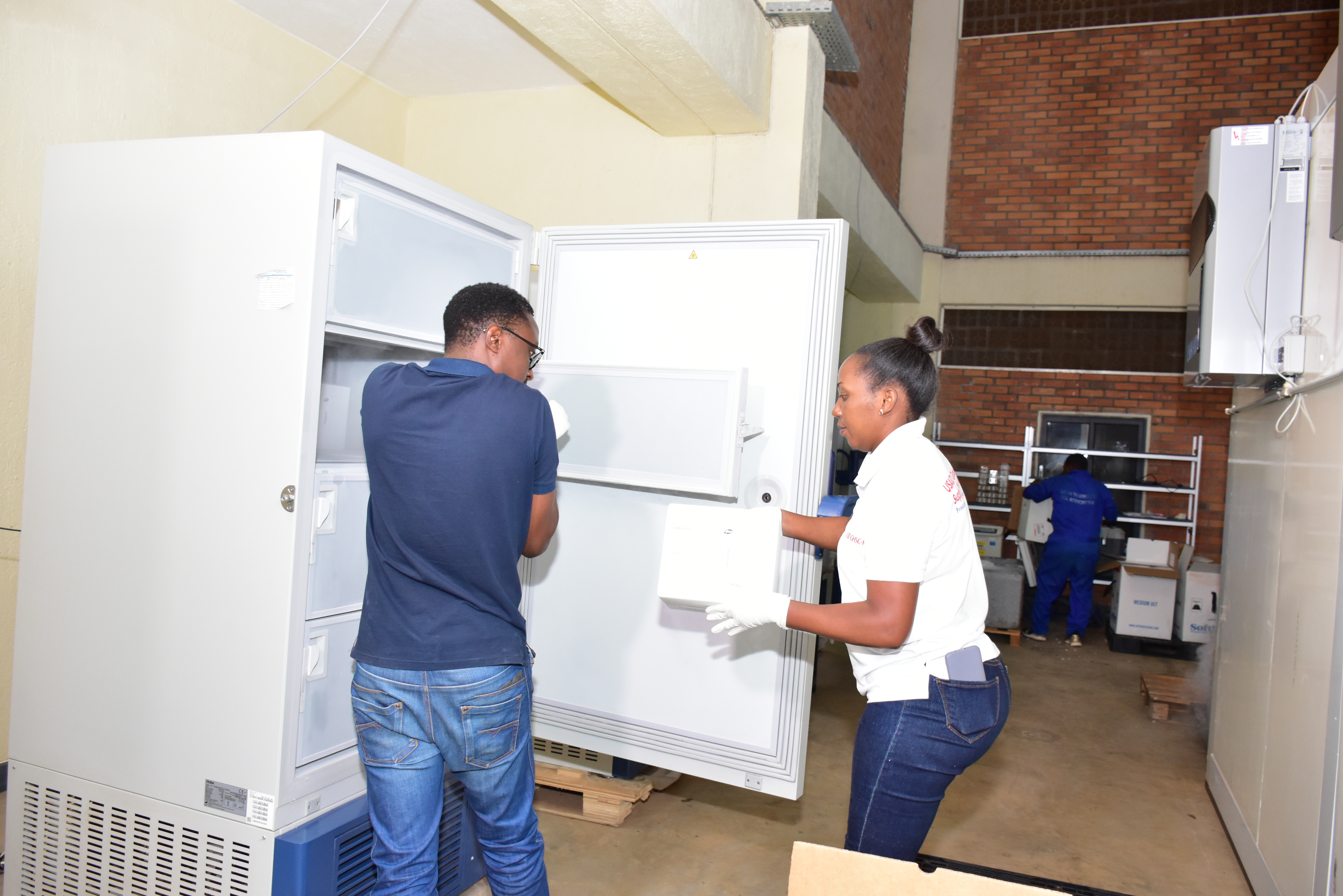 Vaccine Storage in Specialized Freezers in Rwanda