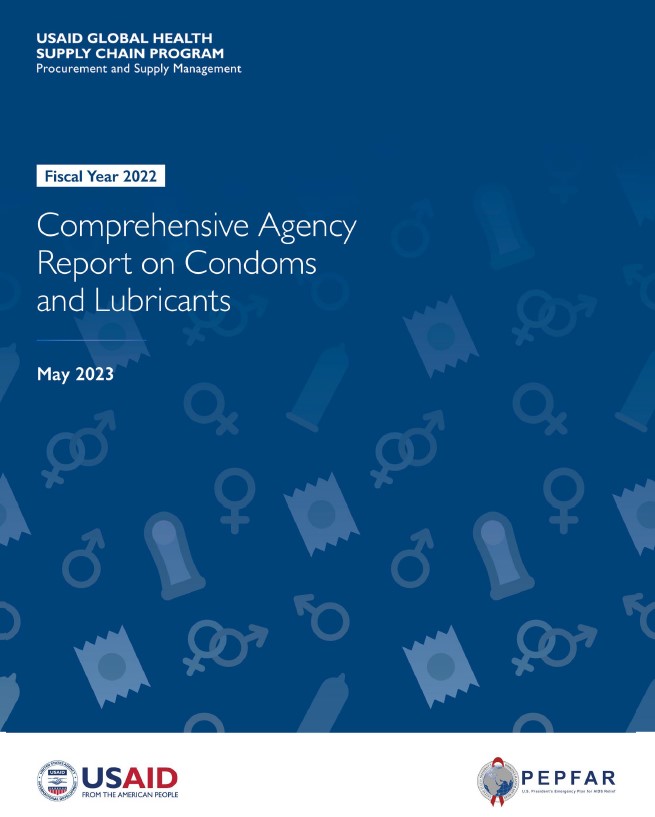 Comprehensive Agency Report on Condoms and Lubricants FY2022 Cover