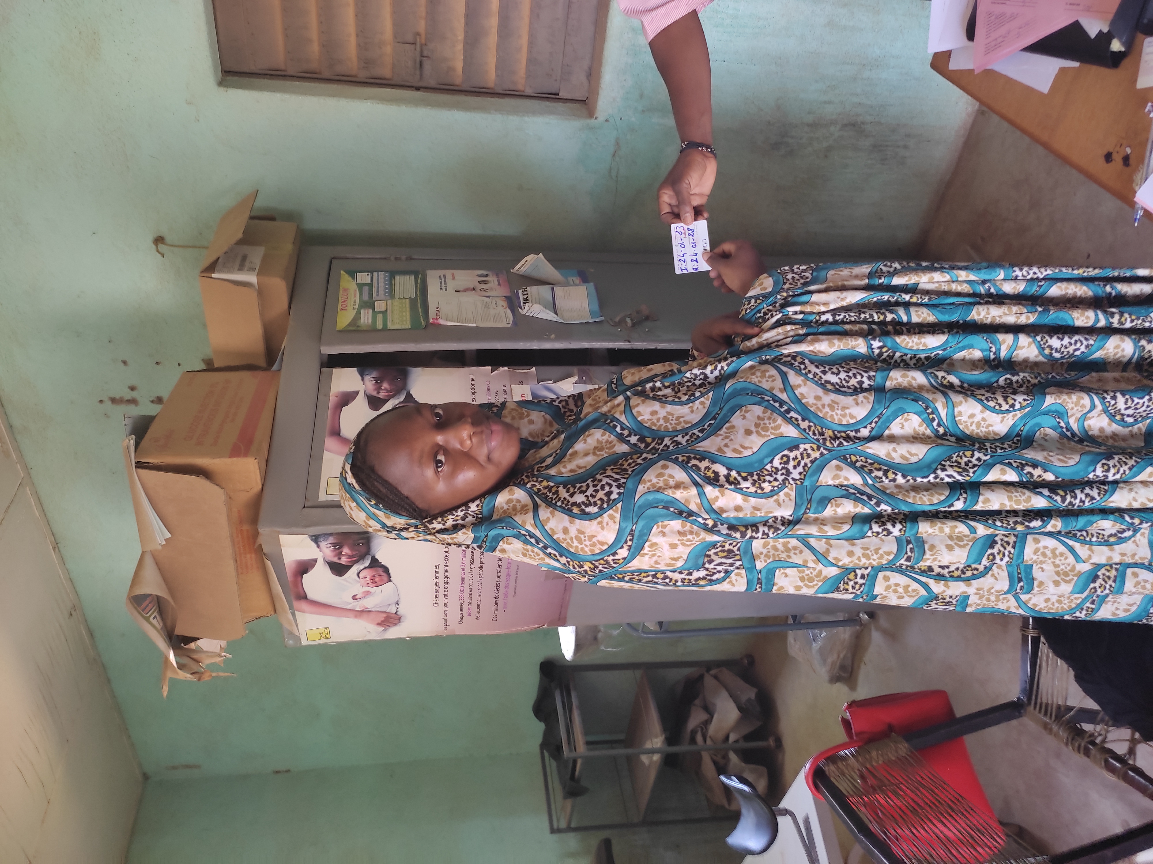 Hadjiratou Kane, from Mali, receiving family planning service