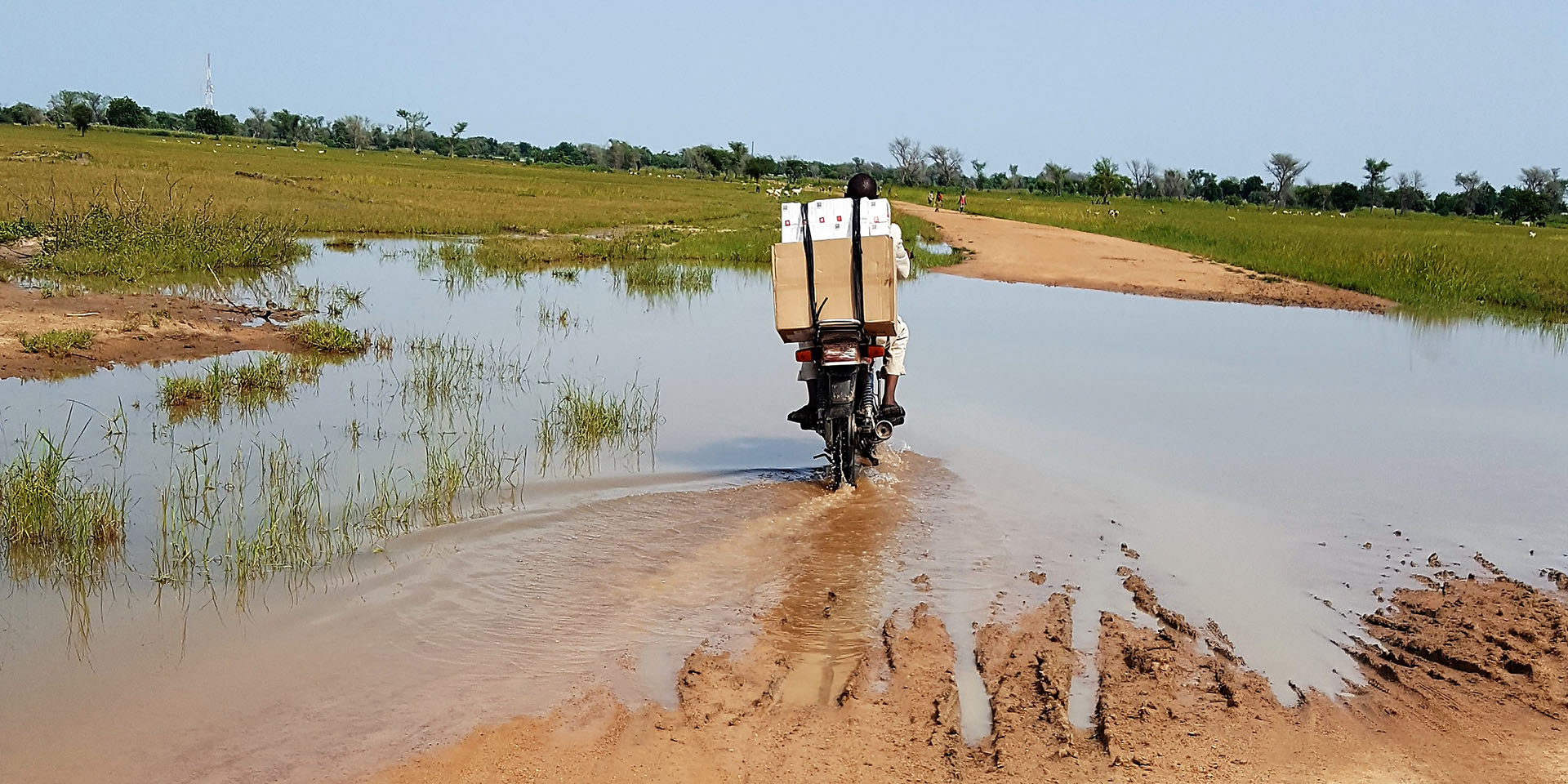 Motorcycle Delivery of Malaria Commodities in Cameroon