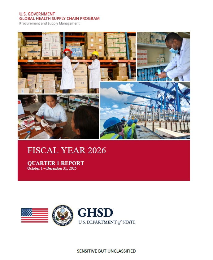 FY 2026 Q1 GHSC-PSM IDIQ Report Cover