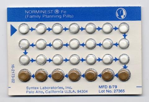 Blue Lady Logo Family Planning Pills