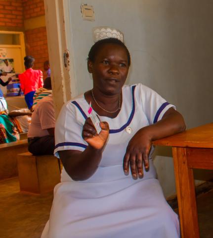 Magdalene Chiwona, Senior Nurse and Midwife at Enukweni Health Facility